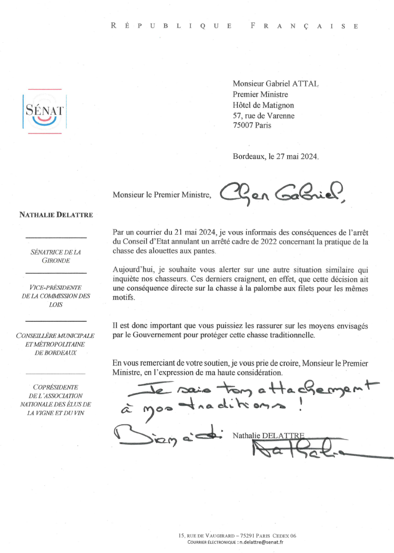 Courriers au 1er ministre, M.ATTAL